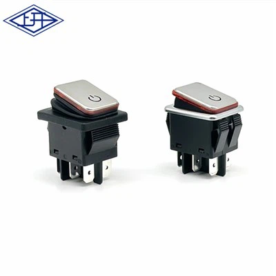 Công tắc gạt chống thấm nước bề mặt kim loại bằng thép không gỉ
